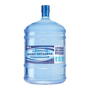 Вода питьевая Артезианская, 19 литров